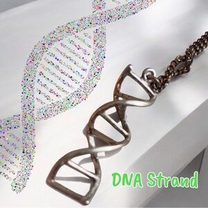 🎁 DNA Molecule Twisted for your Science Buff! 16” Chain